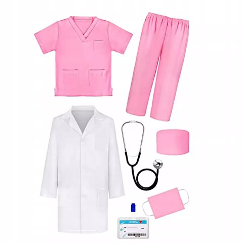 Zestaw Kostiumowy dla Pediatry Idealny Strój Lekarz pielęgniarka dla Dzieci