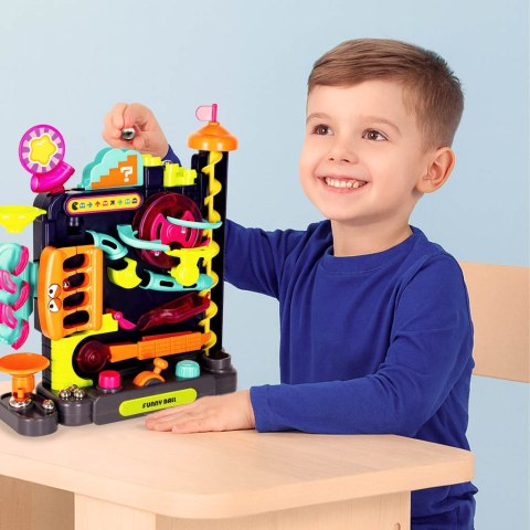 Gra zręcznościowa tor kulkowy z przeszkodami dla kulek