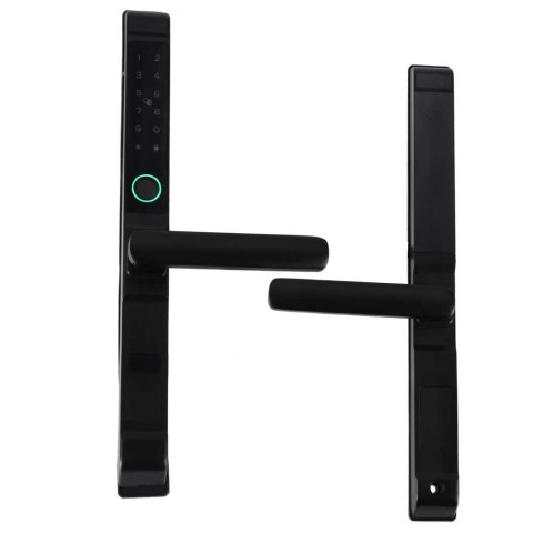 Klamka do drzwi zamek elektroniczny szyfrowy na kod odcisk palca kartę