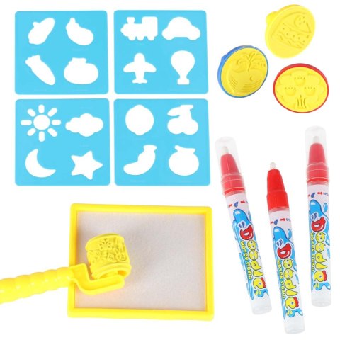 Mata wodna do malowania rysowania wodą mazaki pieczątki szablony wałek 100x80cm alfabet