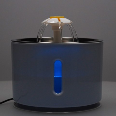 Poidełko fontanna dla psa kota zwierząt automatyczne poidło LED USB 2,4l filtr czyszczący