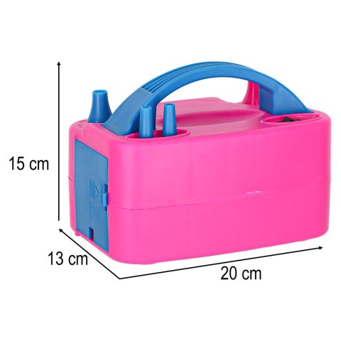 Pompka do balonów elektryczna mocna na 2 balony 2 dysze pompujące