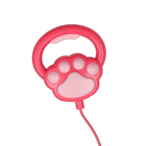 Kotek interaktywny na smyczy miauczy chodzi rusza ogonem beżowy