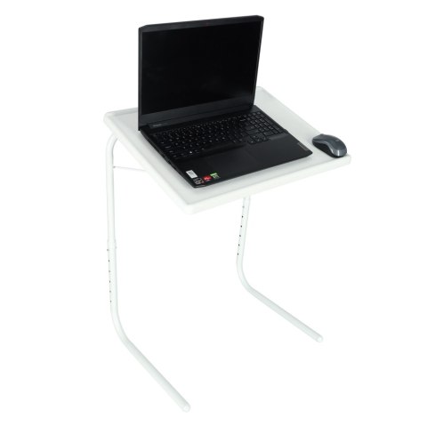 Stolik pod laptopa do laptopa stół wielofunkcyjny składany regulowany 69cm biały
