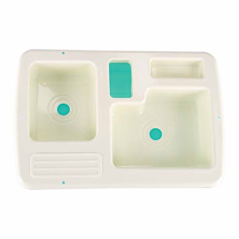 Zlewozmywak zlew do mycia naczyń dla dzieci z akcesoriami leci woda niebieski