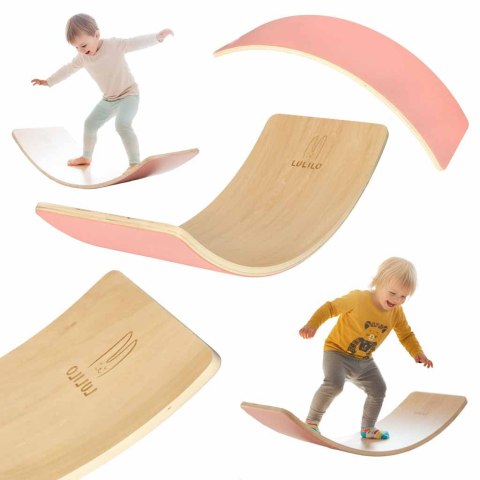 Deska do balansowania z filcem LULILO AJLO różowy