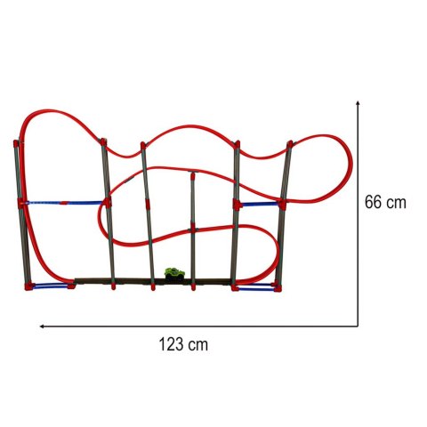 Magnetyczny tor samochodowy antygrawitacyjny 123cm XL 120el.