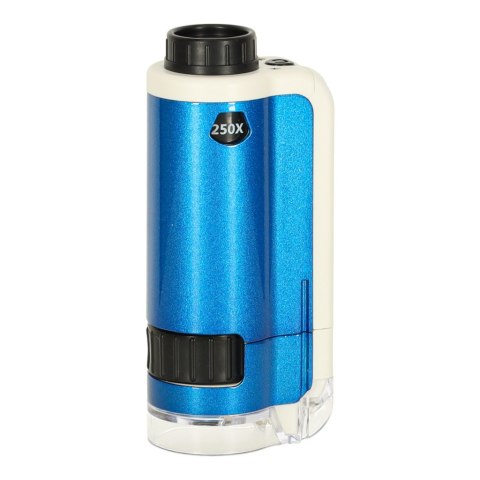 Mikroskop kieszonkowy szkolny edukacyjny naukowy mini LED