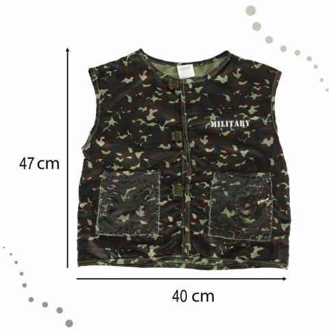 Kostium strój karnawałowy przebranie żołnierz hełm zestaw 3-8 lat