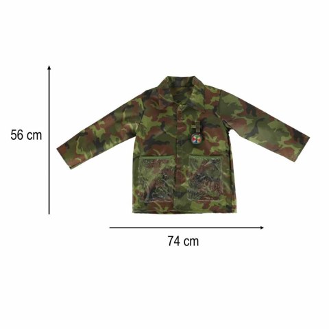 Kostium strój karnawałowy przebranie żołnierz lornetka zestaw 3-8 lat