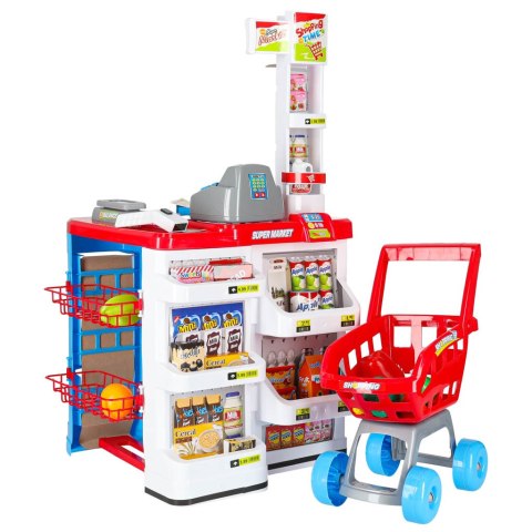 Sklep dla dzieci supermarket stragan wózek na zakupy akcesoria