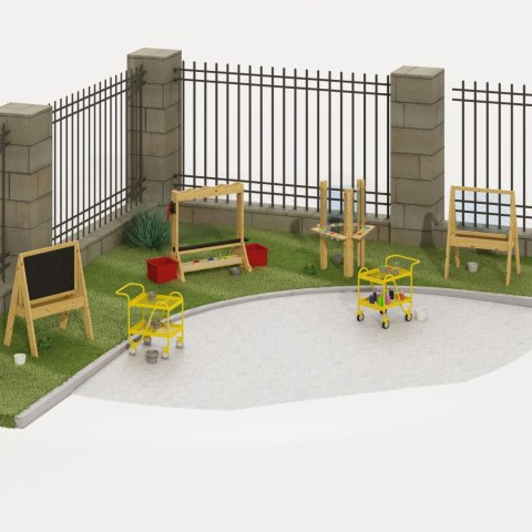 CLASSIC WORLD EDU Drewniana Tablica Kredowa Edukacyjna