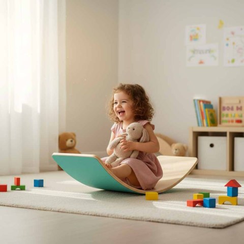 Deska do balansowania z filcem LULILO AJLO turkusowy