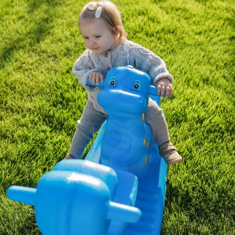 WOOPIE Bujak Wieloosobowy Dino Huśtawka Równoważna Niebieska