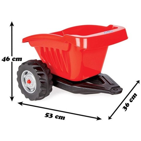 WOOPIE Przyczepka Wywrotka ACTIVE TRAILER Czerwona 35 kg