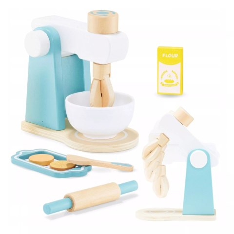Drewniany Mikser Kuchenny dla Dzieci Akcesoria Zabawa w Gotowanie