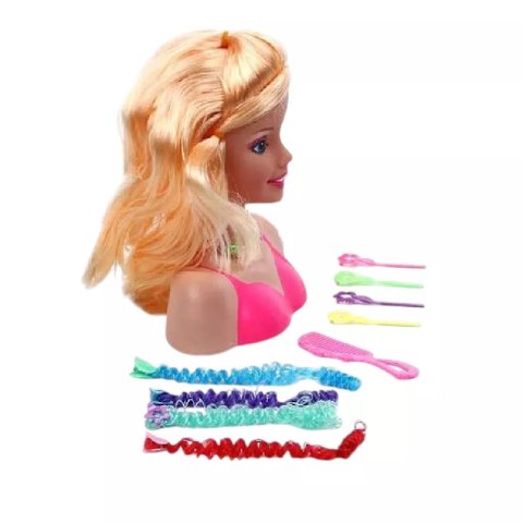 Głowa popiersie lalki do czesania i makijażu 358