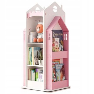 REGAŁ NA KSIĄŻKI OBROTOWY PÓŁKA DOMEK ORGANIZER POKÓJ DZIECIĘCY W360-3