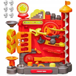 Tor Kulkowy Gra Zręcznościowa logiczna Labirynt 3D 16 Poziomów dla Dzieci