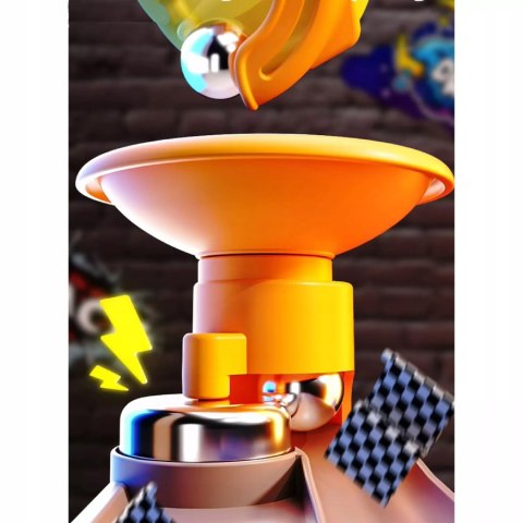 Tor Kulkowy Gra Zręcznościowa logiczna Labirynt 3D 16 Poziomów dla Dzieci