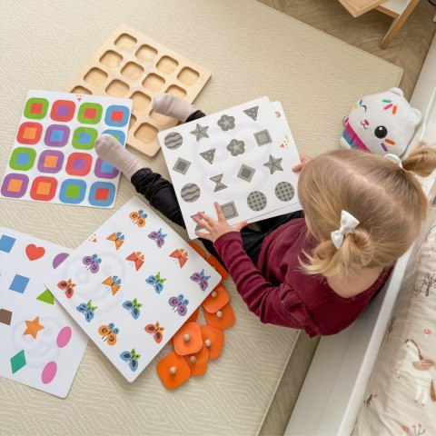 Viga Memory Gra Pamięciowa Zgadnij Obrazki 10 Kart Montessori