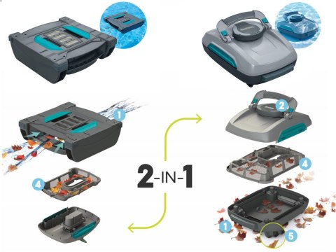 Bestway Bezprzewodowy odkurzacz basenowy AquaTronix ProG300 + skimmer 58942