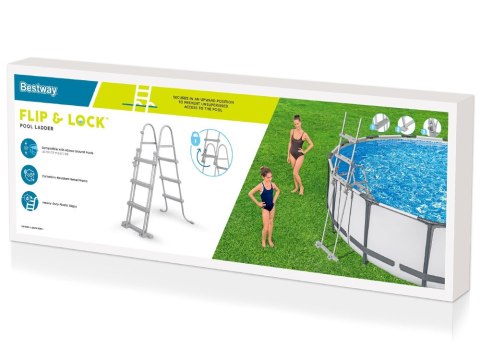 Bestway DRABINKA do basenu 107cm 58330