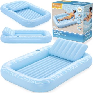 Bestway Materac plażowy 214x155cm + poduszka i uchwyt na kubek 43838