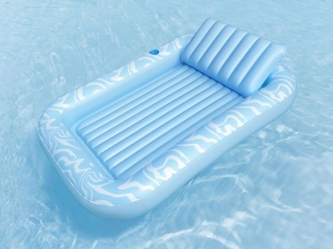 Bestway Materac plażowy 214x155cm + poduszka i uchwyt na kubek 43838