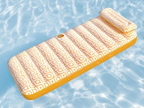 Bestway Materac plażowy Komfort Plus Deluxe 183x84cm oparcie + uchwyt 43836