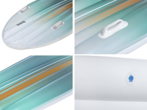 Bestway Materac plażowy z uchwytami TAHITI 183x71cm + torba plażowa 42072