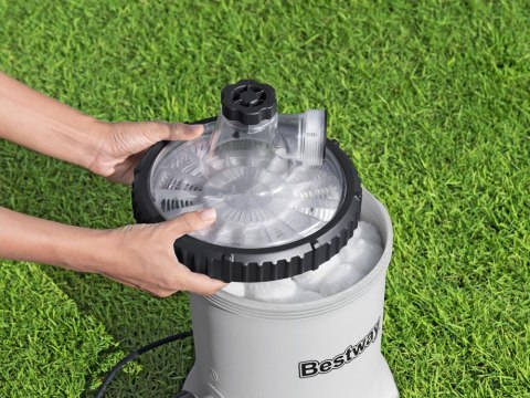 Bestway Pompa filtrująca do basenu 5678 l/h na kulki filtracyjne 58870