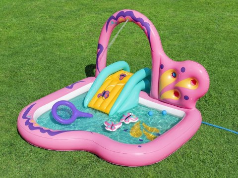 Bestway Wodny plac zabaw MOTYLEK 180x180x117cm + zjeżdżalnia i akces. 53175
