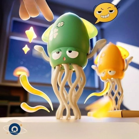 Tańcząca Ośmiornica USB - Interaktywna Zabawka z Muzyką i LED + Wędka