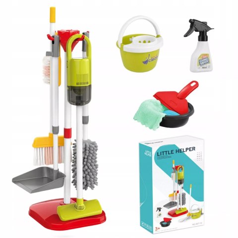 Zestaw do Sprzątania Elektroniczny Odkurzacz Mop Wiaderko Akcesoria Stojak