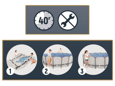 Bestway Basen STELAŻOWY 457x122cm 11w1 56438