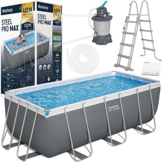 Bestway Basen stelażowy 412x201x122cm 10w1 56457