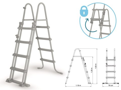 Bestway DRABINKA do basenu 122cm 58331