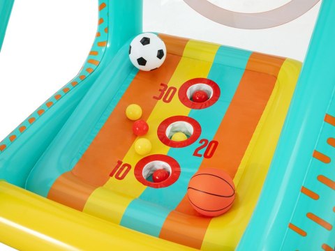 Bestway Gra ogrodowa 3w1 koszykówka + piłka nożna + cel 127x109x178cm 52813