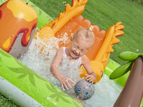 Bestway Wodny plac zabaw DINOZAURY 262x188x102cm zjeżdżalnia i akces. 53172