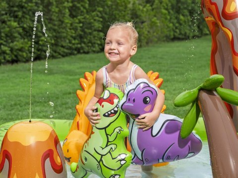Bestway Wodny plac zabaw DINOZAURY 262x188x102cm zjeżdżalnia i akces. 53172