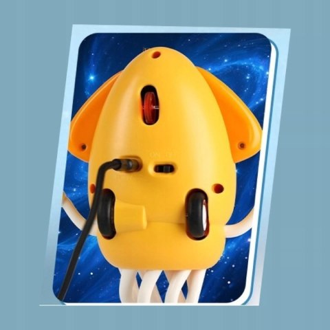 Interaktywna Ośmiornica Tańcząca USB - dla dzieci z Muzyką i LED + Wędka