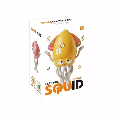 Interaktywna Ośmiornica Tańcząca USB - dla dzieci z Muzyką i LED + Wędka