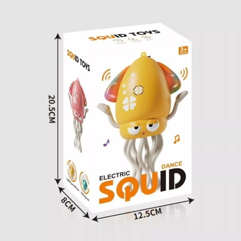 Interaktywna Ośmiornica Tańcząca USB - dla dzieci z Muzyką i LED + Wędka