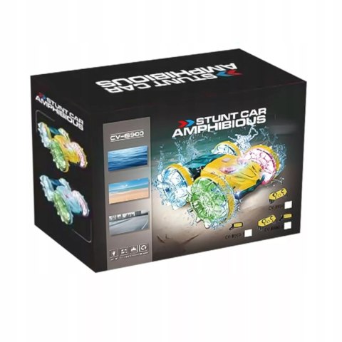 Samochód zdalnie sterowany JEŹDZI PO WODZIE terenowy AMFIBIA dla dzieci