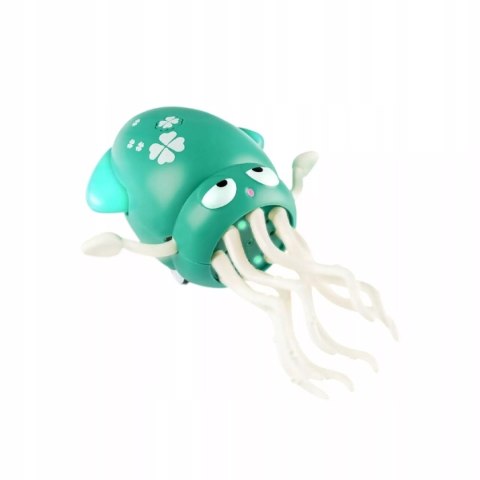 Tańcząca Ośmiornica USB - Interaktywna Zabawka z Muzyką i LED + Wędka