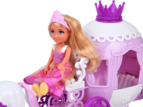 Ankiki Mini Lalka z Karoca - Mała Księżniczka w Różowej Sukience ZA6007