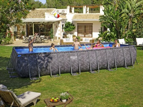 Bestway Basen stelażowy CAŁOROCZNY APX 365 732x366cm pompa drabinka 561KG