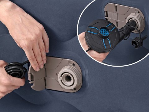 Bestway Samopompujący materac kempingowy 2-os. 300kg QUEEN 203x152cm 6716P