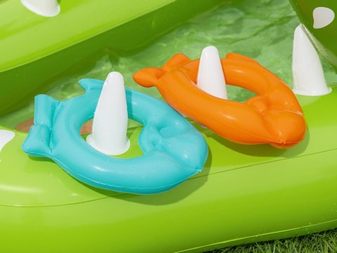 Bestway Wodny plac zabaw KROKODYL 234x163x87cm + zjeżdżalnia i akces. 53169